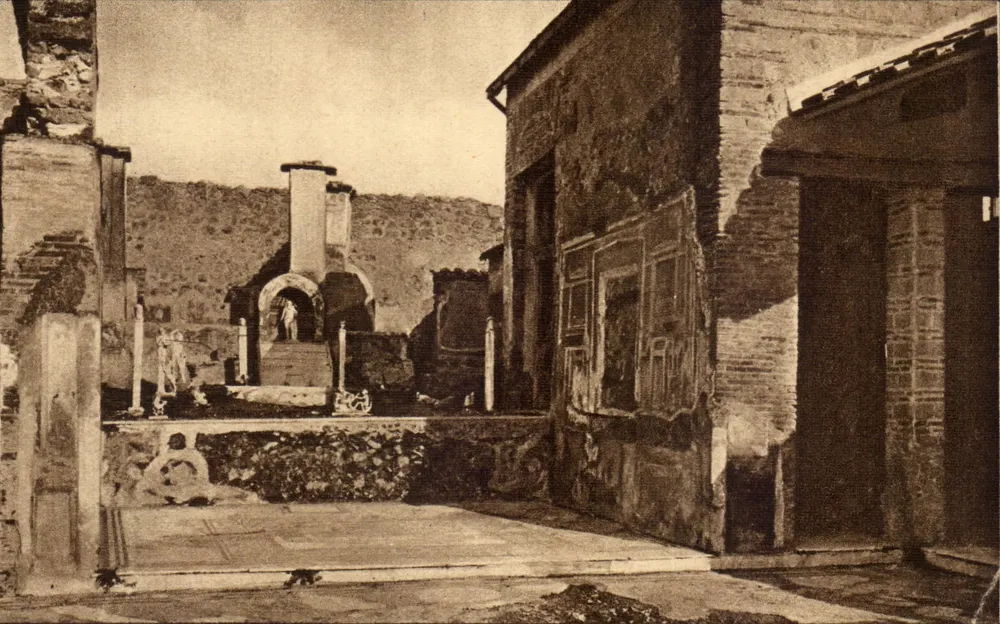Pompeji — Haus des Marcus Lucretius — Édiz Grand Hôtel Suisse, n° 4478-32 - Vorderseite