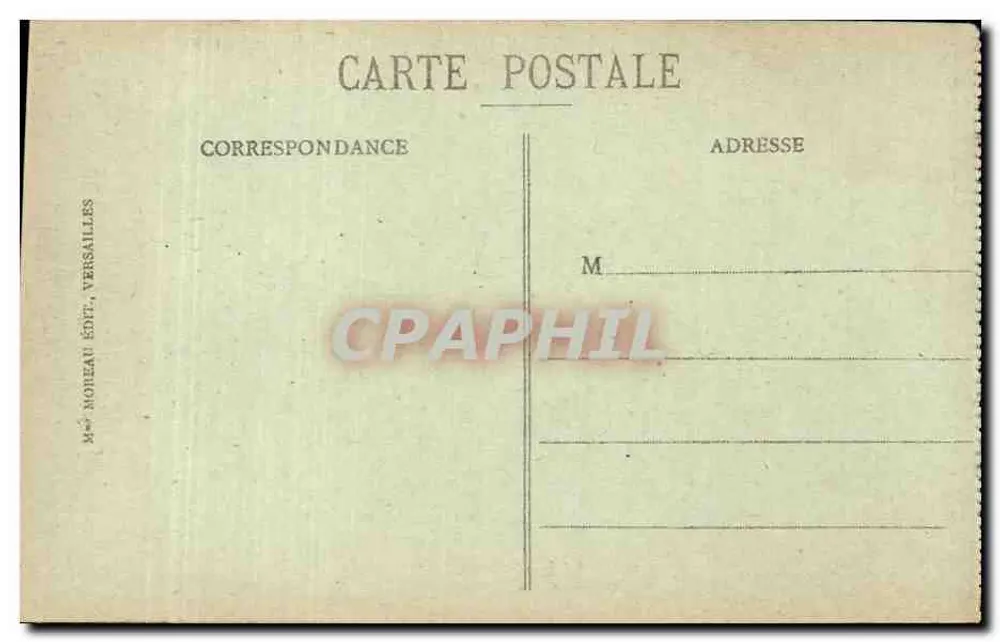 Versailles - Der Park - Bosquet des Bains d'Apollon - Die Höhle - Rückseite