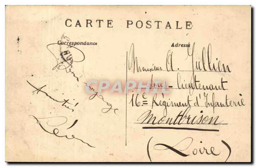 Paris — Boulevard e Porta Saint-Denis — C.M. - Verso