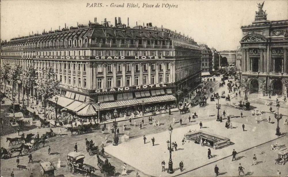 Paris - Grand Hôtel, Place de l'Opéra — PH ROSEN, Paris - Frente