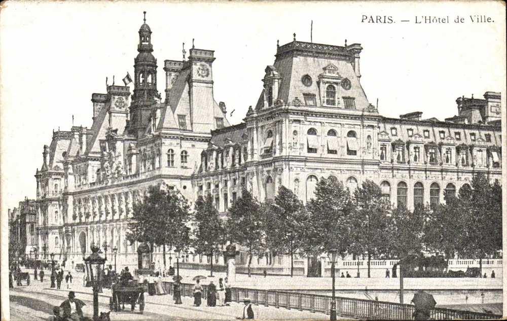 Paris — A Prefeitura — editor não identificado - Frente