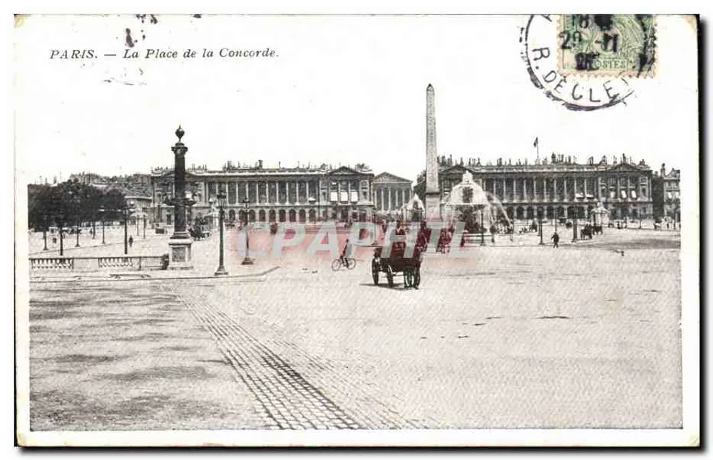 Paris — A Praça da Concórdia — R. Dègelle - Frente