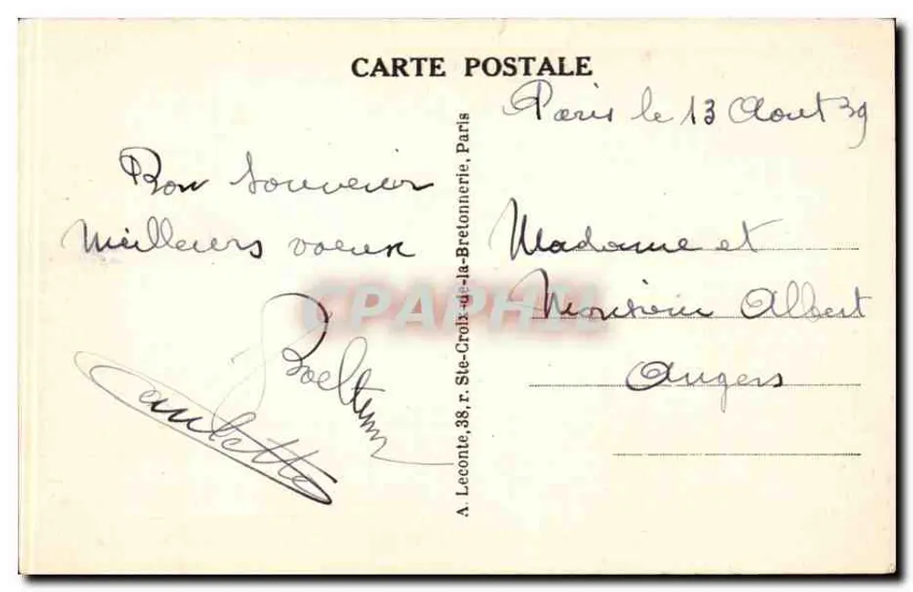 PARIS — Les Buttes Chaumont — 143 - Verso