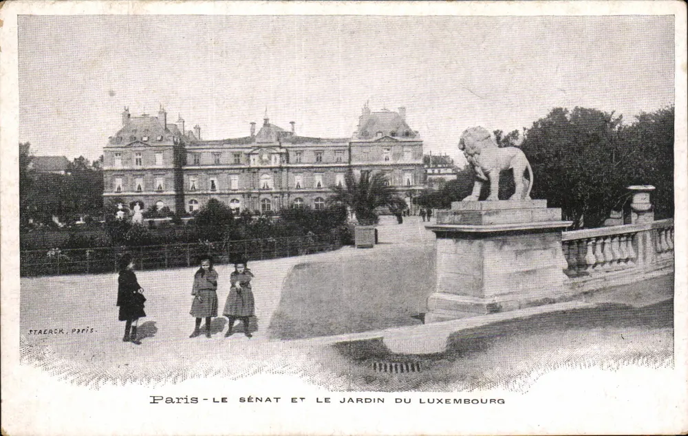 Paris - Der Senat und der Luxembourg-Park — Staerck, Paris - Vorderseite
