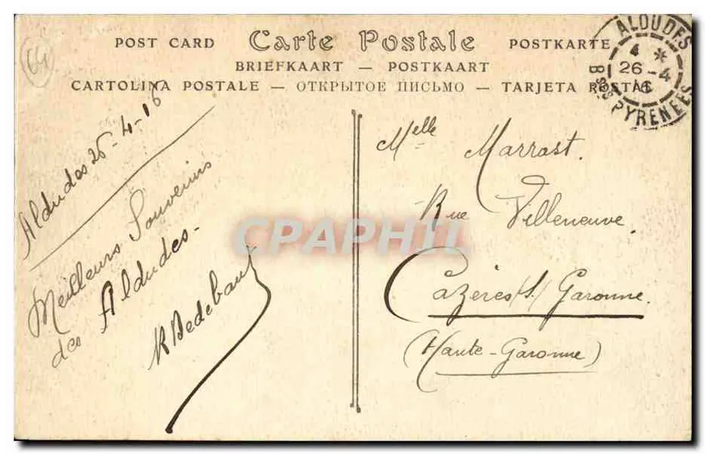 Bayonne. O Museu Bonnat — ND Fot. n°93 - Verso