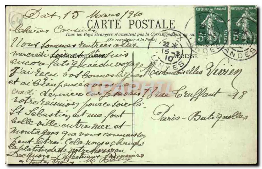 Bayonne - Die Place d'Armes und die Citadel — Sammlung Gorca, Foto-Verlag Talence (Gironde) - Rückseite