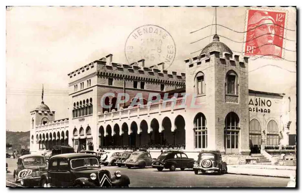 Hendaye - Das Casino — Grenze Frankreich-Spanien — Verlag: Crédit des Arts Phototypiques, Paris 15 - Vorderseite