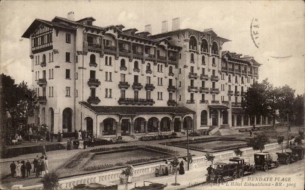 Hendaye Plage — O Hotel Eskualduna — BR-3005 - Frente