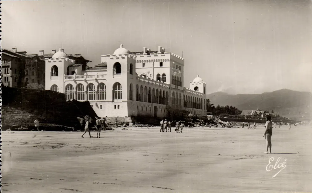 Hendaye-Plage — O Casino na Praia — L. Chatagneau, 92, Cours Victor-Hugo, Bordeaux - Frente