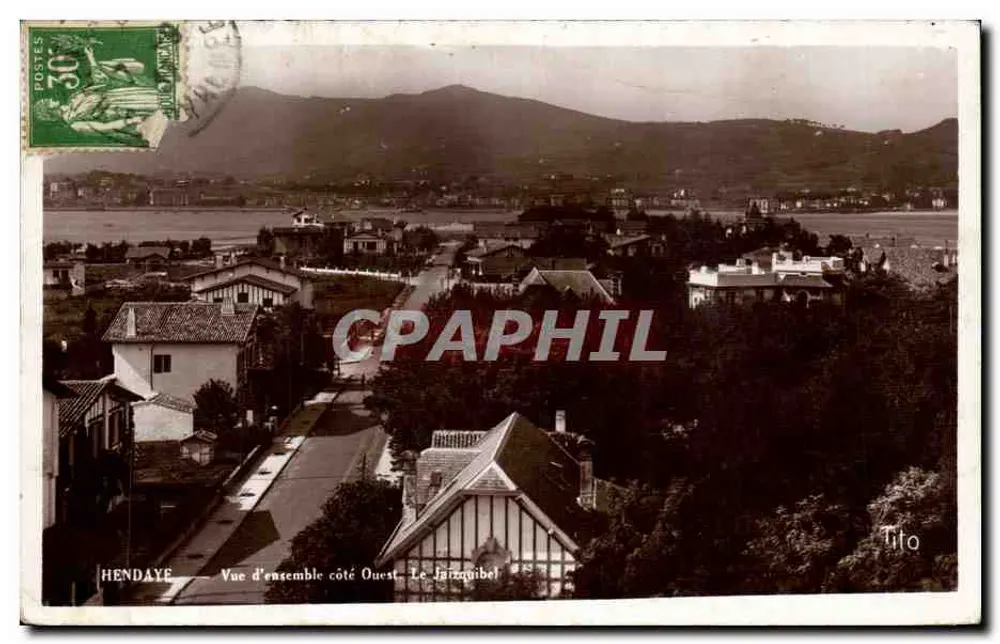 Hendaye — Überblick von der Westseite. Le Jairiquibet — Tito - Vorderseite
