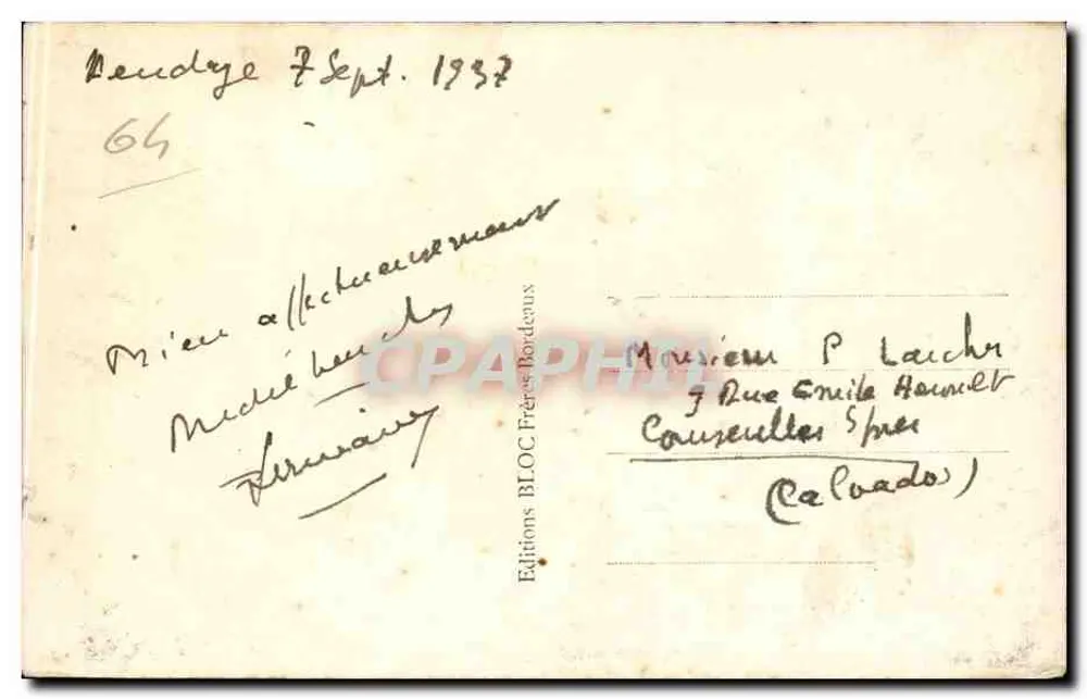 Hendaye — Überblick von der Westseite. Le Jairiquibet — Tito - Rückseite