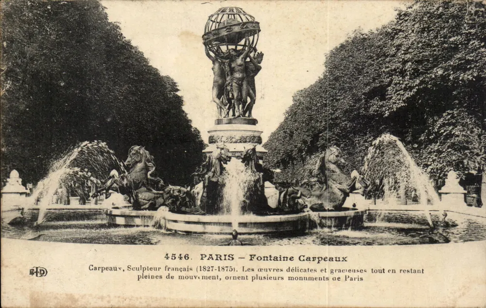 Paris — Fontaine Carpeaux — Editora S.P.D. n° 4546 - Frente