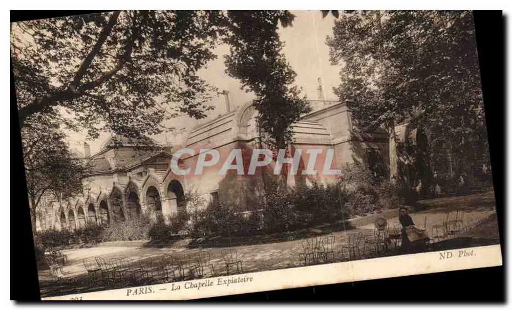 PARIS — A Capela Expiatória — ND Pbol. - Frente