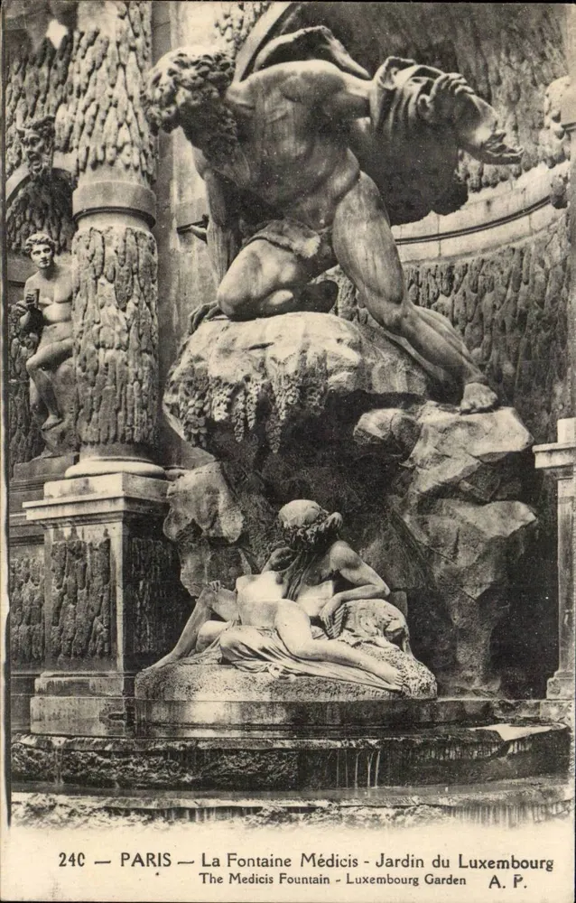 La Fontaine Médicis - Jardin du Luxembourg — Paris — A.P. — n° 24C - Vorderseite