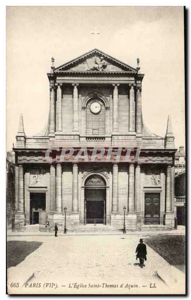 Paris (VIIe) — A Igreja de Santo Tomás de Aquino — LL, n° 665 - Frente