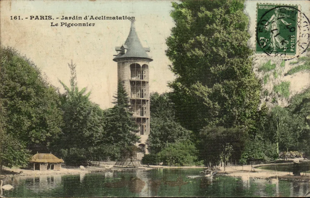 Paris - Jardim de Acclimação - O Pombal - Frente