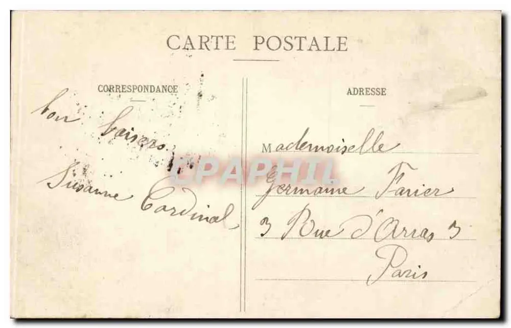 Jardim das Tuileries — Paris — editor anônimo, n° 35 - Verso