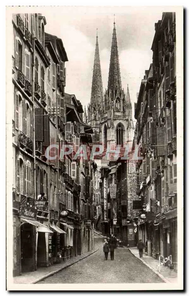 Bayonne — rue Port Neuf — Les Editions d'Art, Paris - Frente