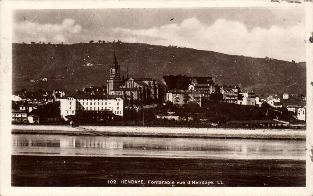 Hendaye — Vista panorâmica — LL, n° 102 - Frente