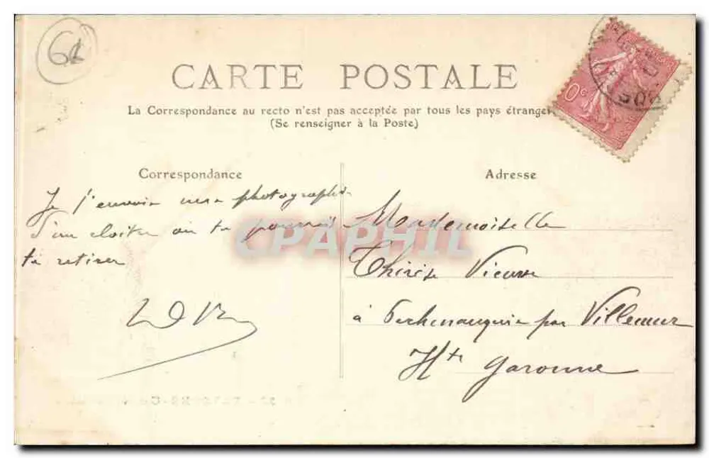 BAYONNE - Galeria do Claustro — 29 — Editor não identificado - Verso