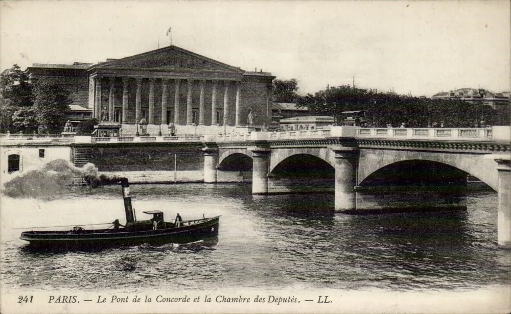 Paris — Le Pont de la Concorde et la Chambre des Députés — LL. n° 241 - Vorderseite