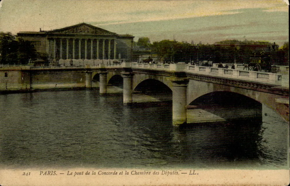 Paris — Die Pont de la Concorde und das Chamber of Deputies — LL. n° 241 - Vorderseite