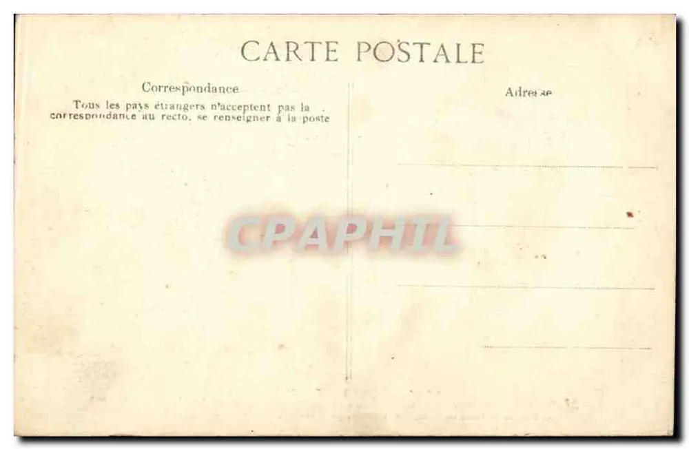 PARIS — A Madeleine — Iniciada em 1764 sob Luís XV por Constant d'Ivry - Verso