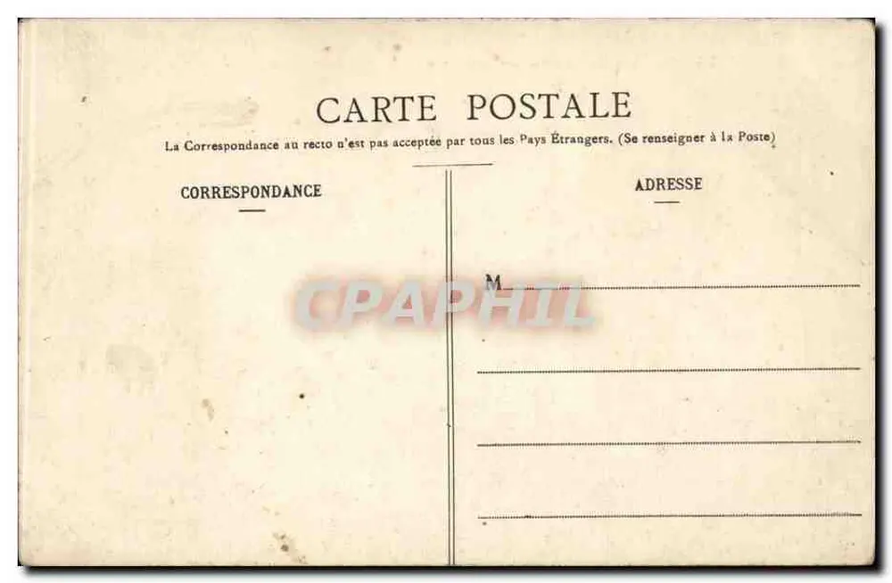 Paris - Parc Montsouris - Am Ufer des Sees — J. H. n° 745 - Rückseite
