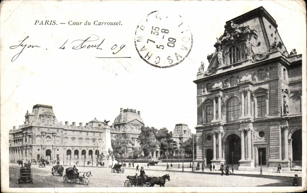 Paris — Cour du Carrousel — editor Lyon, La Soul, número de série não visível - Frente