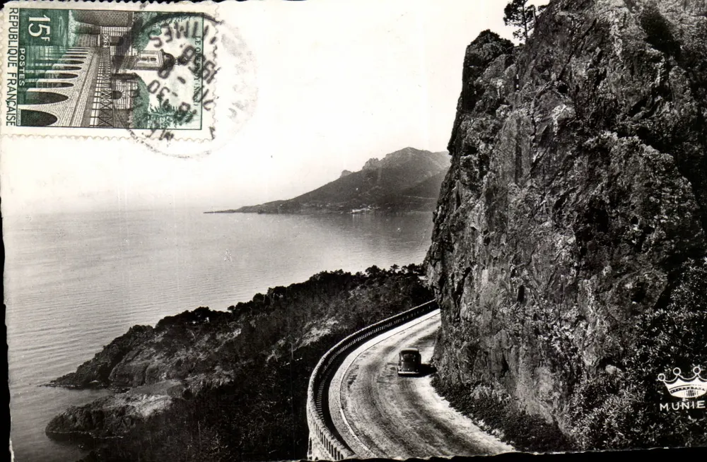 Route der Goldenen Promenade — zwischen Théoule und Le Trayas — Verlag Munier - Vorderseite