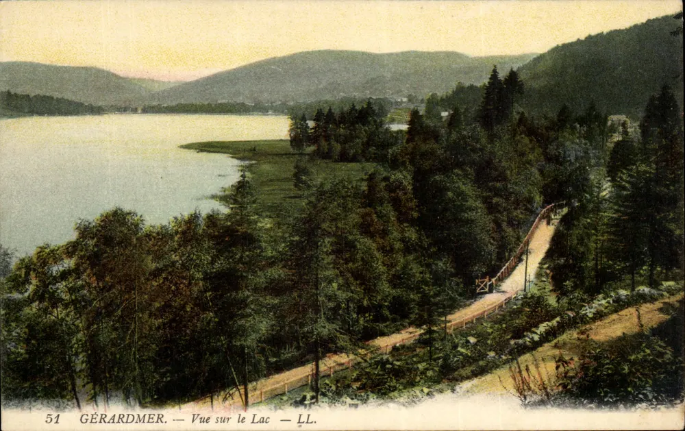 Gérardmer — Vista sobre o Lago — LL. n°51 - Frente