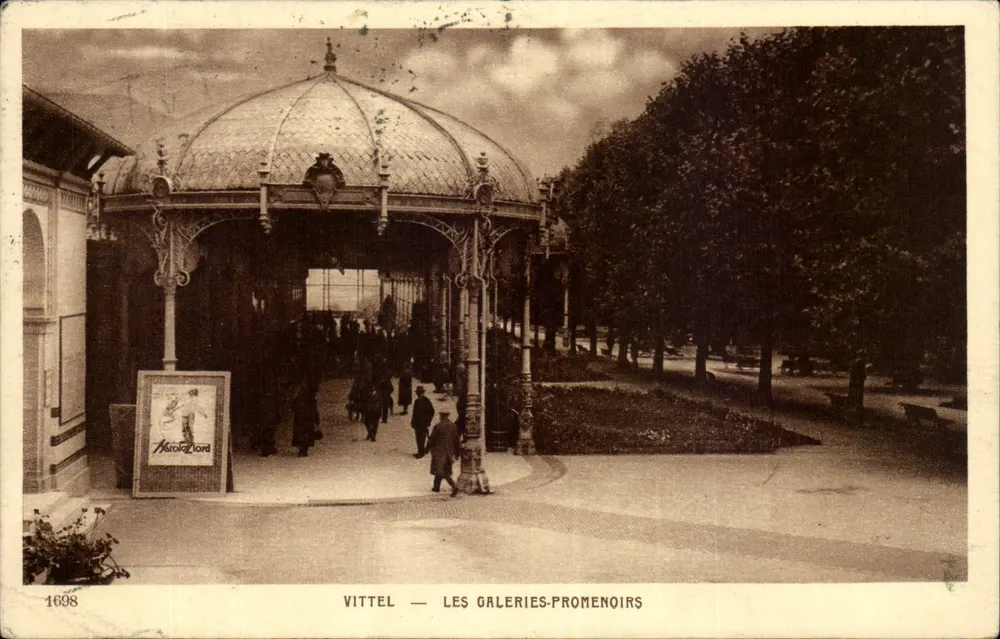 Vitttel — As Galerias-Promenades — editor Braun & Cie, n° 1698 - Frente