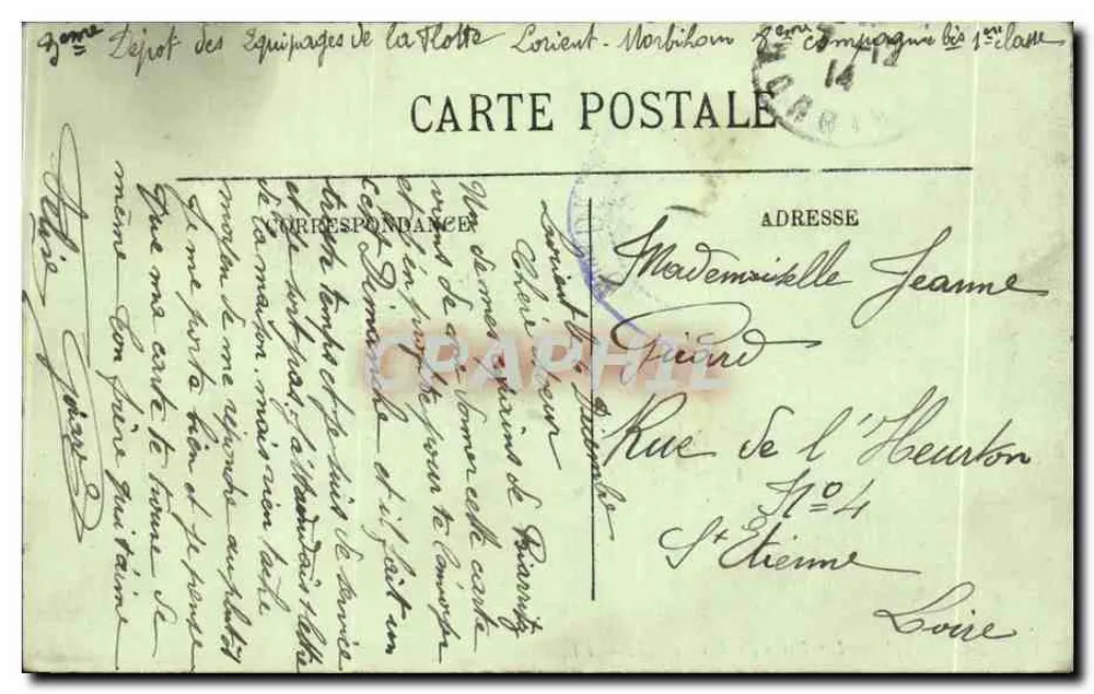Blarritz — Die alten Badeanstalten des Hafens — LL, n°63 - Rückseite