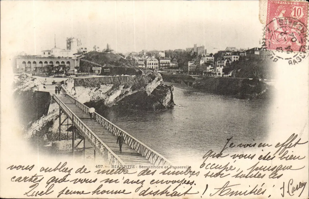 Biarritz - Sinalização e Passarela — editor Biarritz, n° 457 - Frente