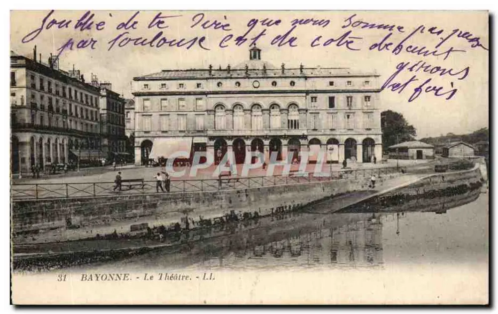 Bayonne - Het Theater — L.L. n°31 - Voorkant