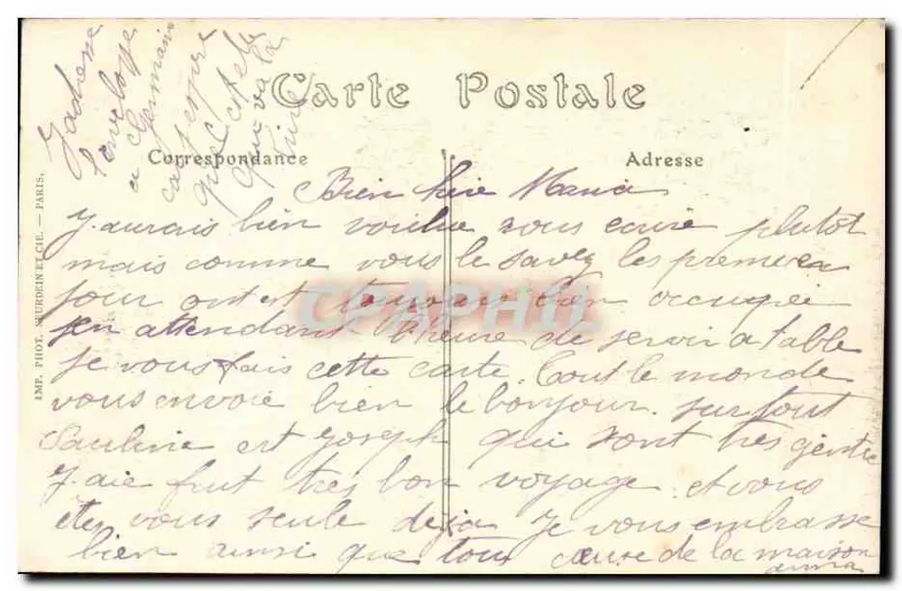 Bayonne — Der Pont du Génie und der Basque-Viertel — ND. Fot. — Nr. 126 - Rückseite