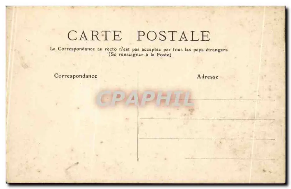 Bayonne - A Rue Thiers — vista urbana com árvores e edifícios — editor não identificado, número de série não visível - Verso