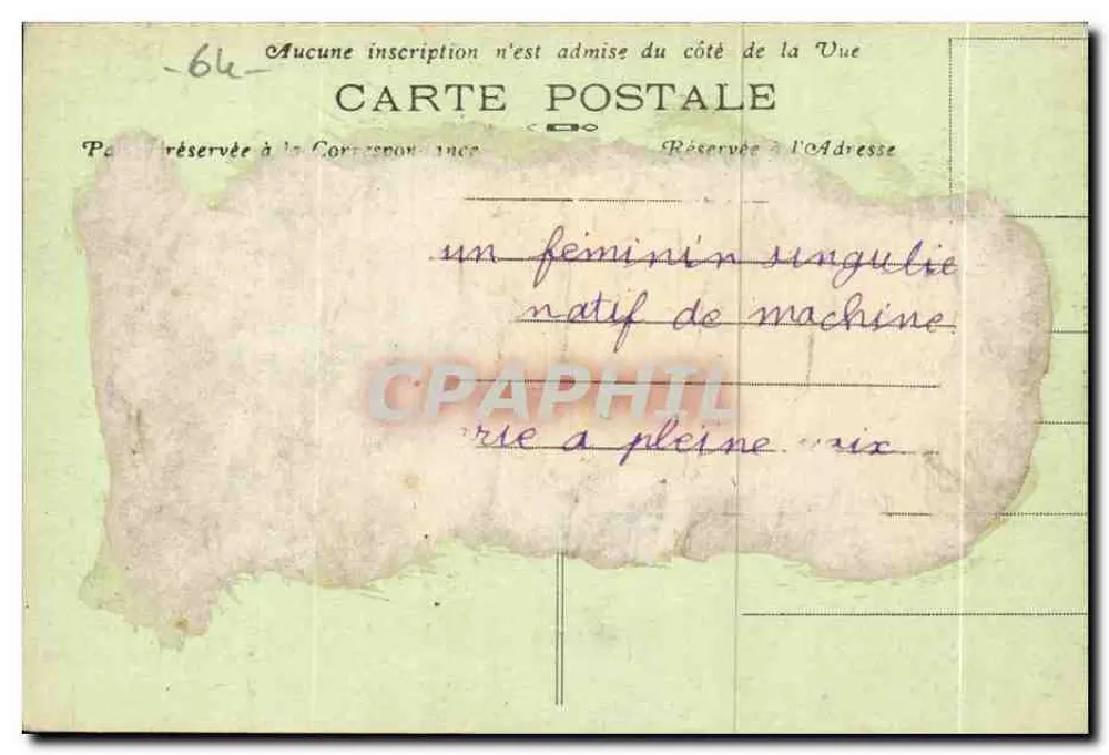 Bayonne (B-P.) — Denkmal für die Toten für das Vaterland (Krieg 1944-1948) — Phototypie Marcel Delboy, Bordeaux - Rückseite
