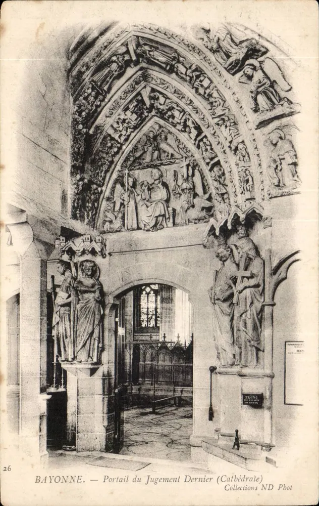 Bayonne — Portal des Letzten Gerichts (Dom) — Collections ND Phot - Vorderseite