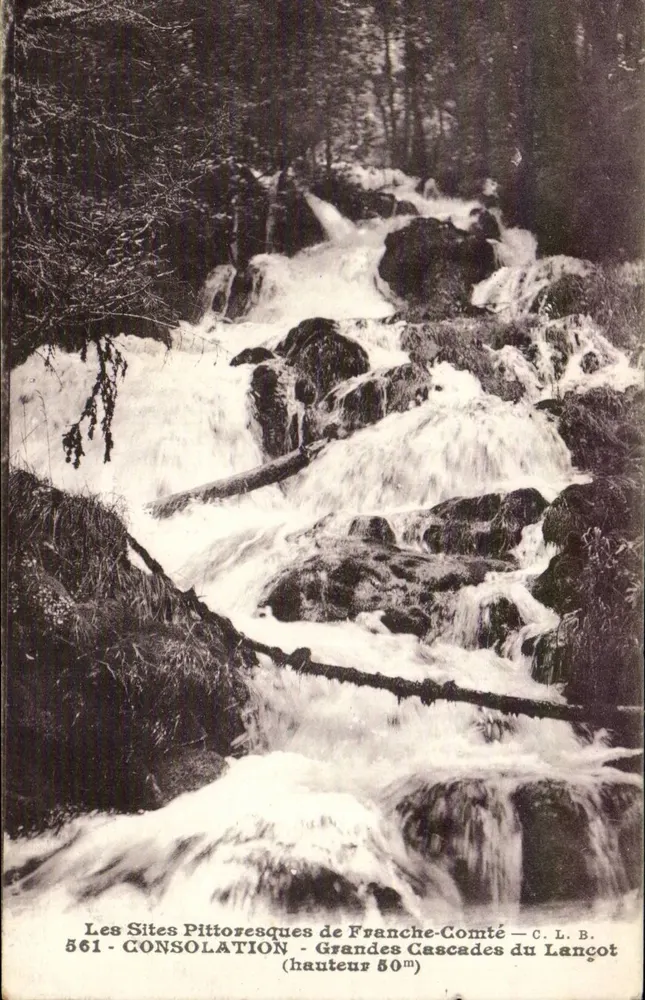 Grandes Cascades do Lancot — Franche-Comté — C.L.B. n°561 - Frente