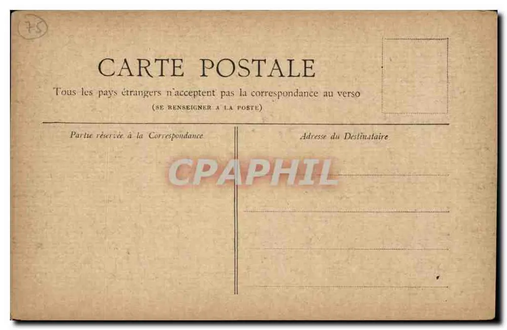 Paris — Saint-Germain l'Auxerrois — Coleção Petit Journal - Verso