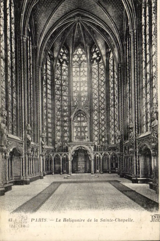 Paris — Der Reliquiarsaal der Sainte-Chapelle — JND Phot. - Vorderseite