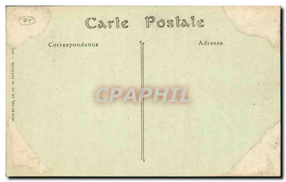 Paris — A Cripta da Santa Capela — J.Hot - Verso