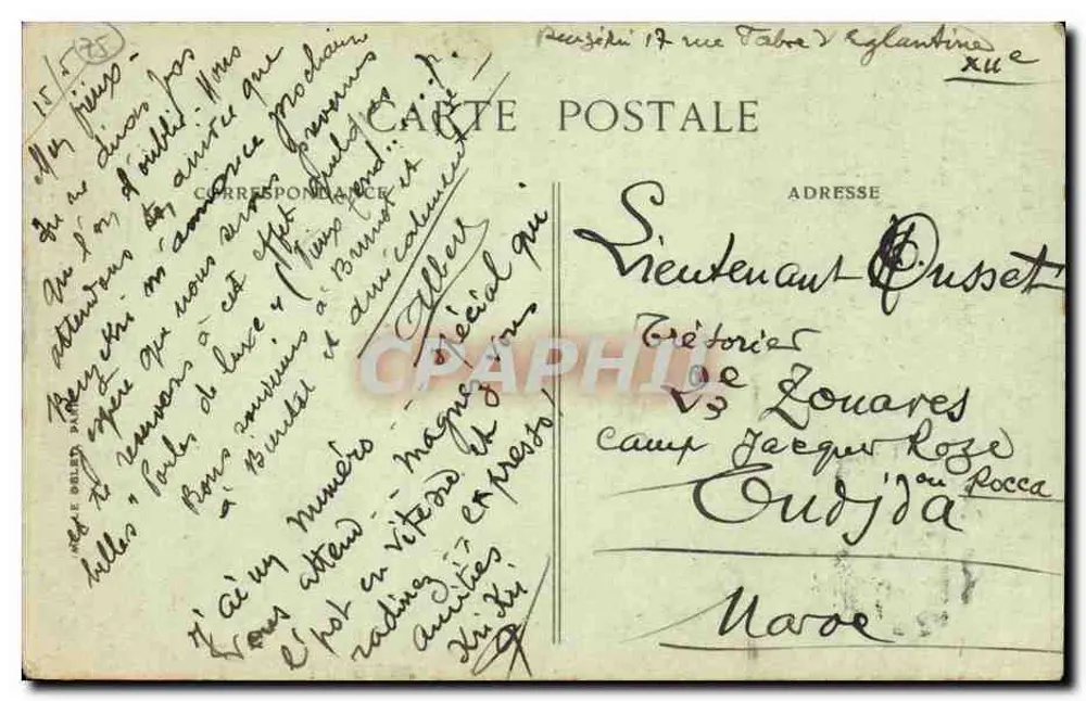 Paris — Santa-Capela — B.D. n°4318 - Verso