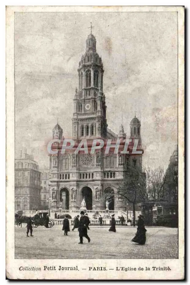 Paris — A Igreja da Trindade — Coleção Petit Journal - Frente