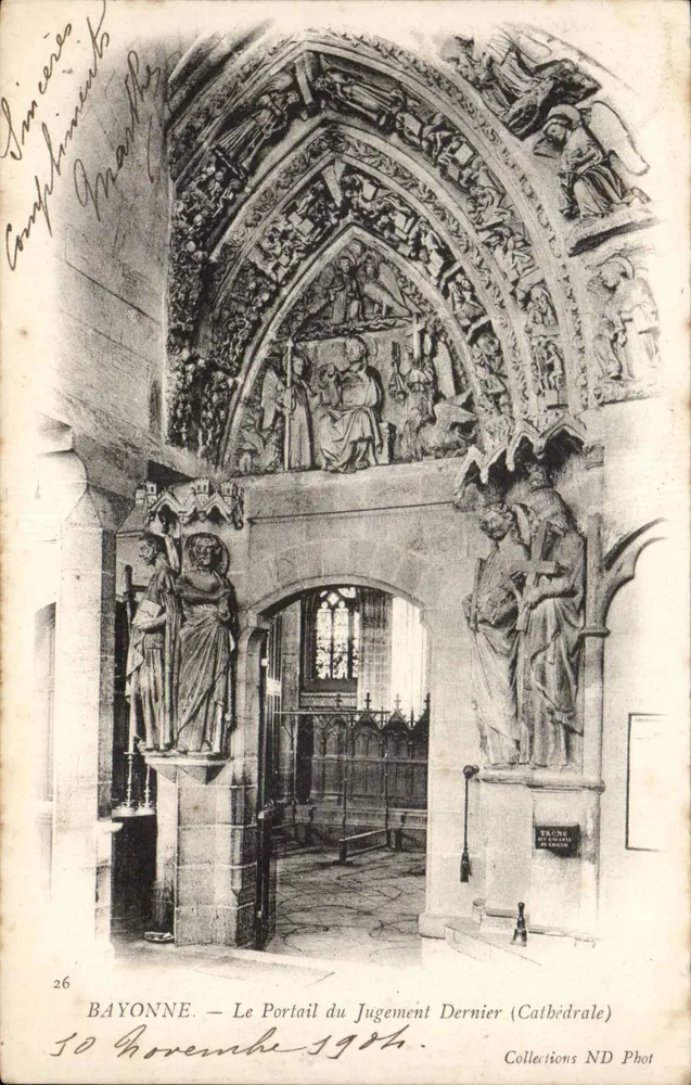 Bayonne — Der Tor des Letzten Gerichts (Kathedrale) — Collections ND Phot - Vorderseite