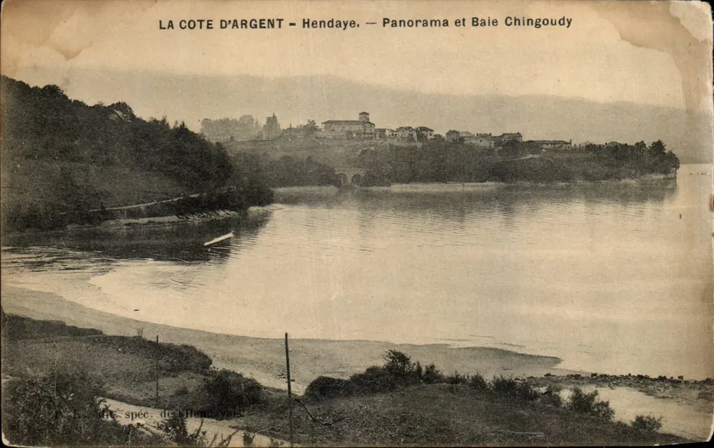 A Costa de Prata - Hendaye — Panorama e Baía de Chingoudy — especial da Hennoz - Frente