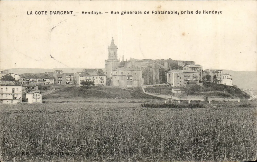 Fontarabie — Allgemeiner Blick von Hendaye — Die Cote d'Argent - Vorderseite