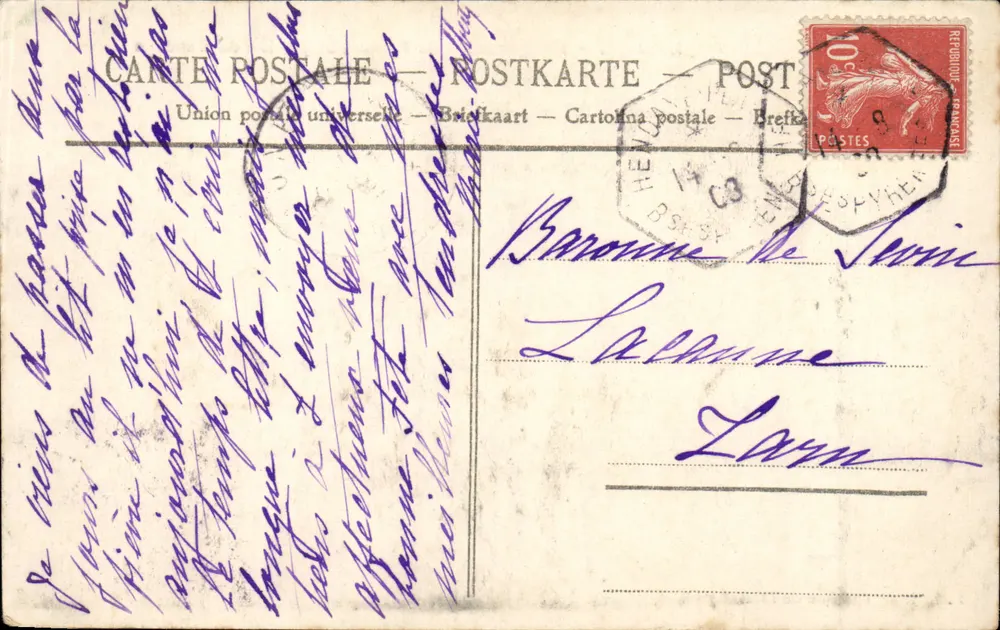 Fontarabie — Allgemeiner Blick von Hendaye — Die Cote d'Argent - Rückseite