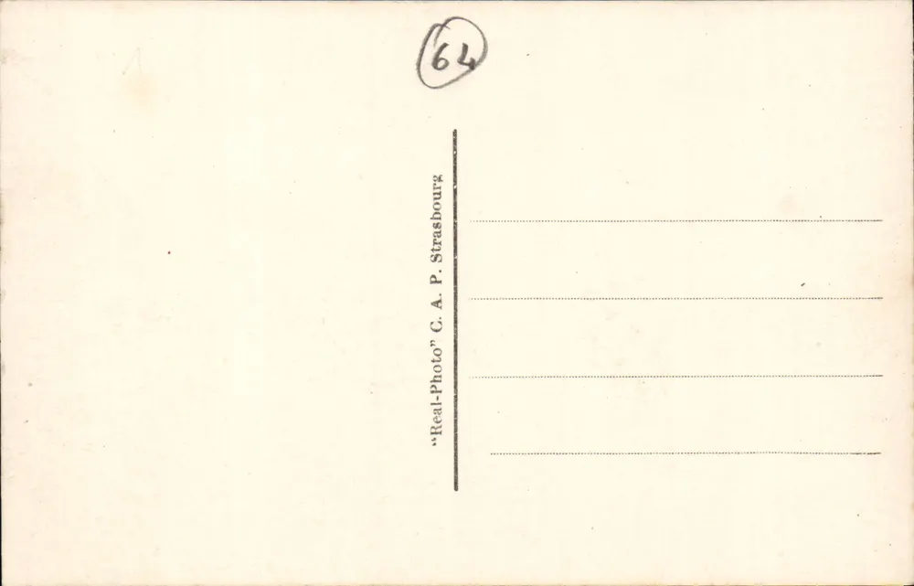 Biarritz — O Farol — editor C.A.P. n°72 - Verso